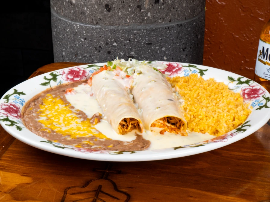 The Best Queso Dip Enchiladas in Colorado Springs